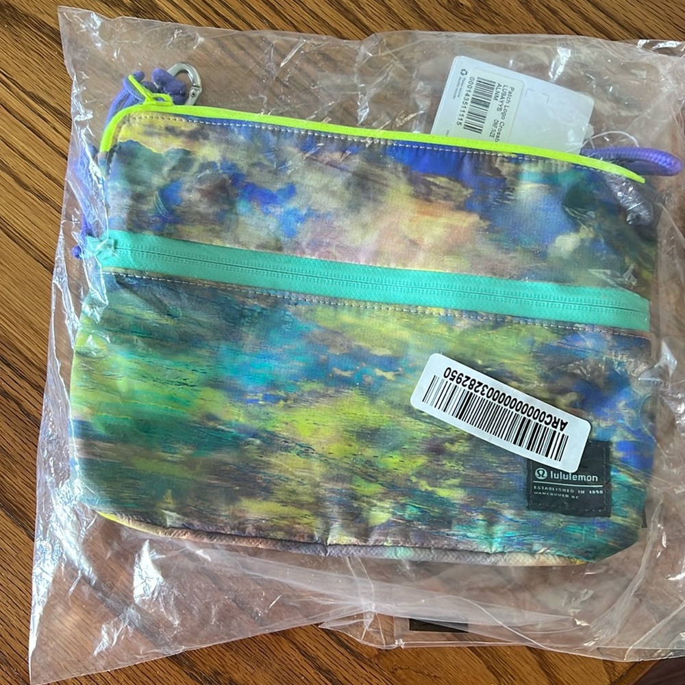 Lululemon Patch Logo Crossbody Multicolor Neon NWT